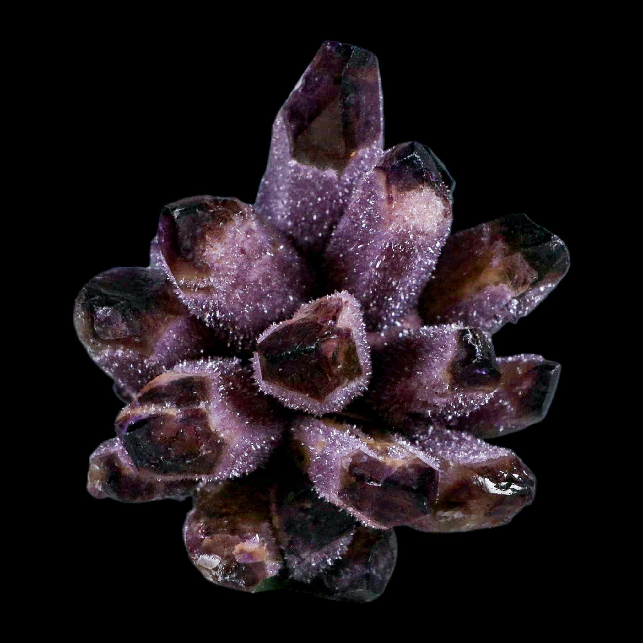 3.5 Inch Purple Phantom Ghost Quartz Crystal with Chlorite Inclusions - Natural Mineral Specimen for Healing, Meditation & Home Decor