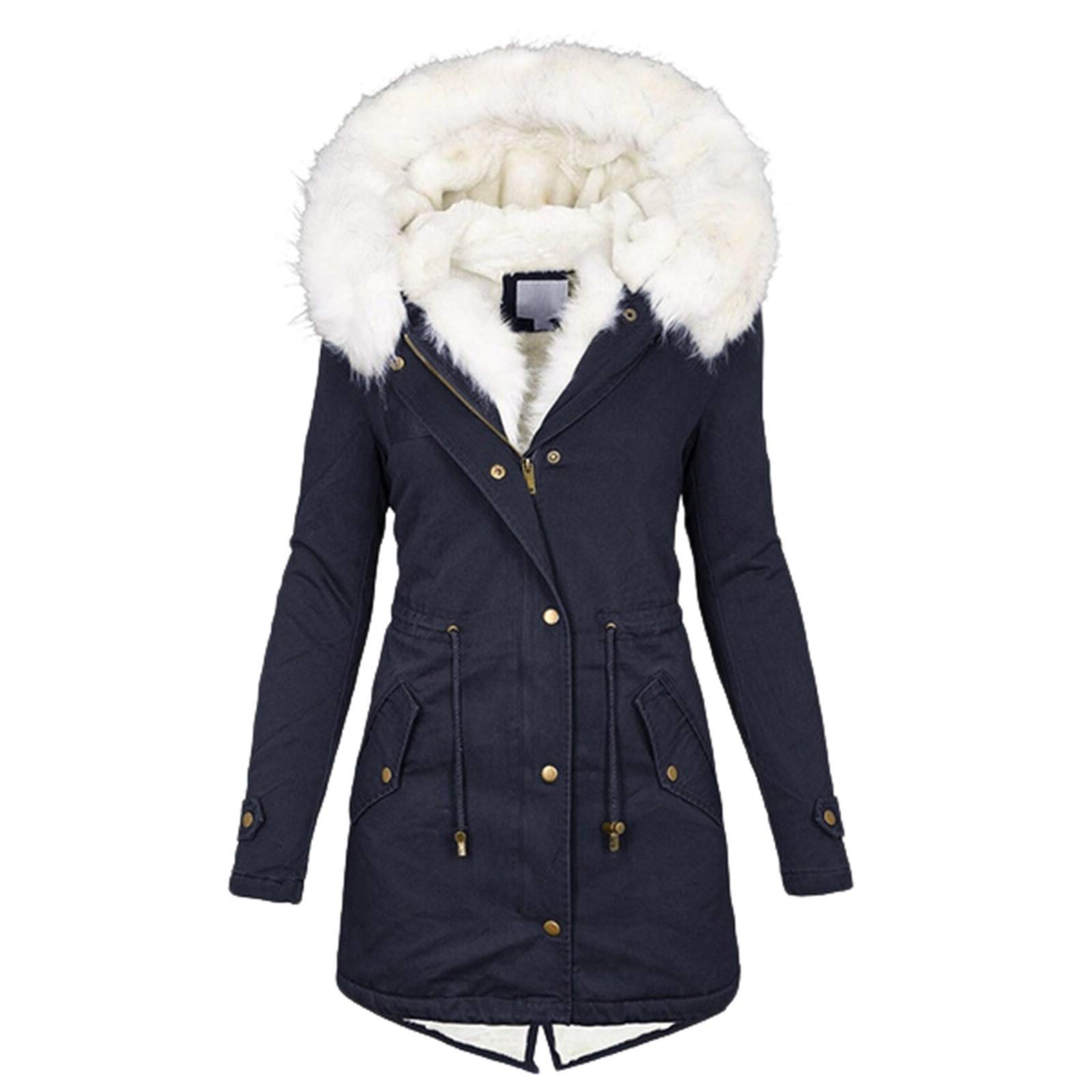 Xiloccer Women's Lightweight Spring Jacket 2024 - Hooded Casual Jacket for Petite Women, Stylish Coat to Wear with Dresses | Perfect for Outdoor Activities, Travel & Daily Wear
