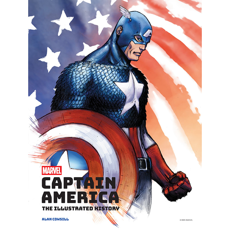 Marvel's Captain America: The Illustrated History - Hardcover Book for Comic Fans & Collectors | Perfect for Gifts, Home Decor, and Comic Book Enthusiasts