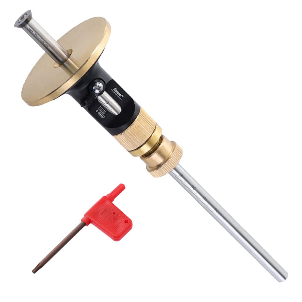 Precision Woodworking Scribe Tool - Hard Alloy Depth Marker with Micro-Adjustment for Parallel Lines | Perfect for Cabinet Making, Carpentry & DIY Wood Projects