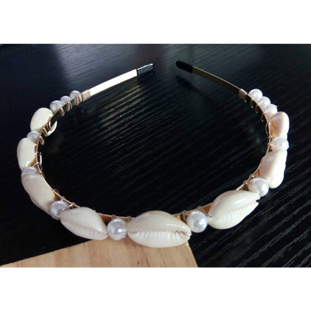 Boho Pearl Shell Headband for Beach & Summer Fashion
