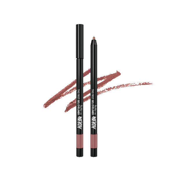 MERZY The First Gel Eyeliner - Waterproof & Smudge-Proof Long Lasting Eyeliner for Precise Lines | Perfect for Everyday Makeup, Party Looks & Professional Makeup Artists