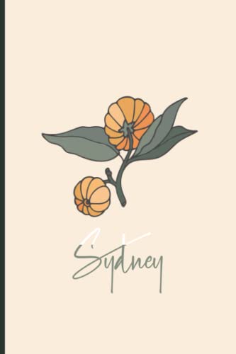 Vintage Botanical Herbs Engraved Notebook Journal - Personalized Sydney Diary for Women & Girls, 6x9 Inch 120 Pages, Perfect Gift for Coworkers, Arabic Female Friends - Ideal for Journaling, Note Taking & Gift Giving (French Edition)