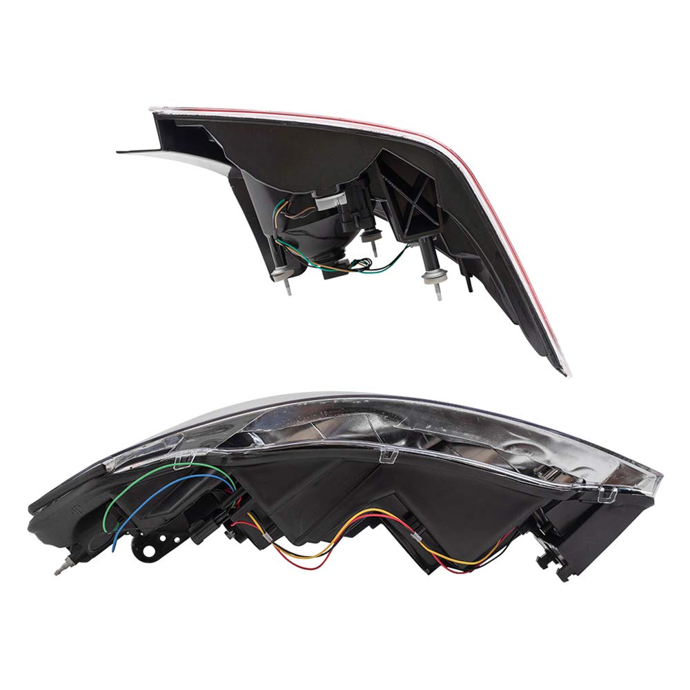 2006-2013 Chevy Impala Halogen Headlight & Tail Light Assembly Set - Left/Right Driver & Passenger Side Replacement - 4-Piece Aftermarket Kit for Improved Night Visibility & Style Upgrade | Perfect for Daily Commuting, Road Trips & Car Restoration Projects