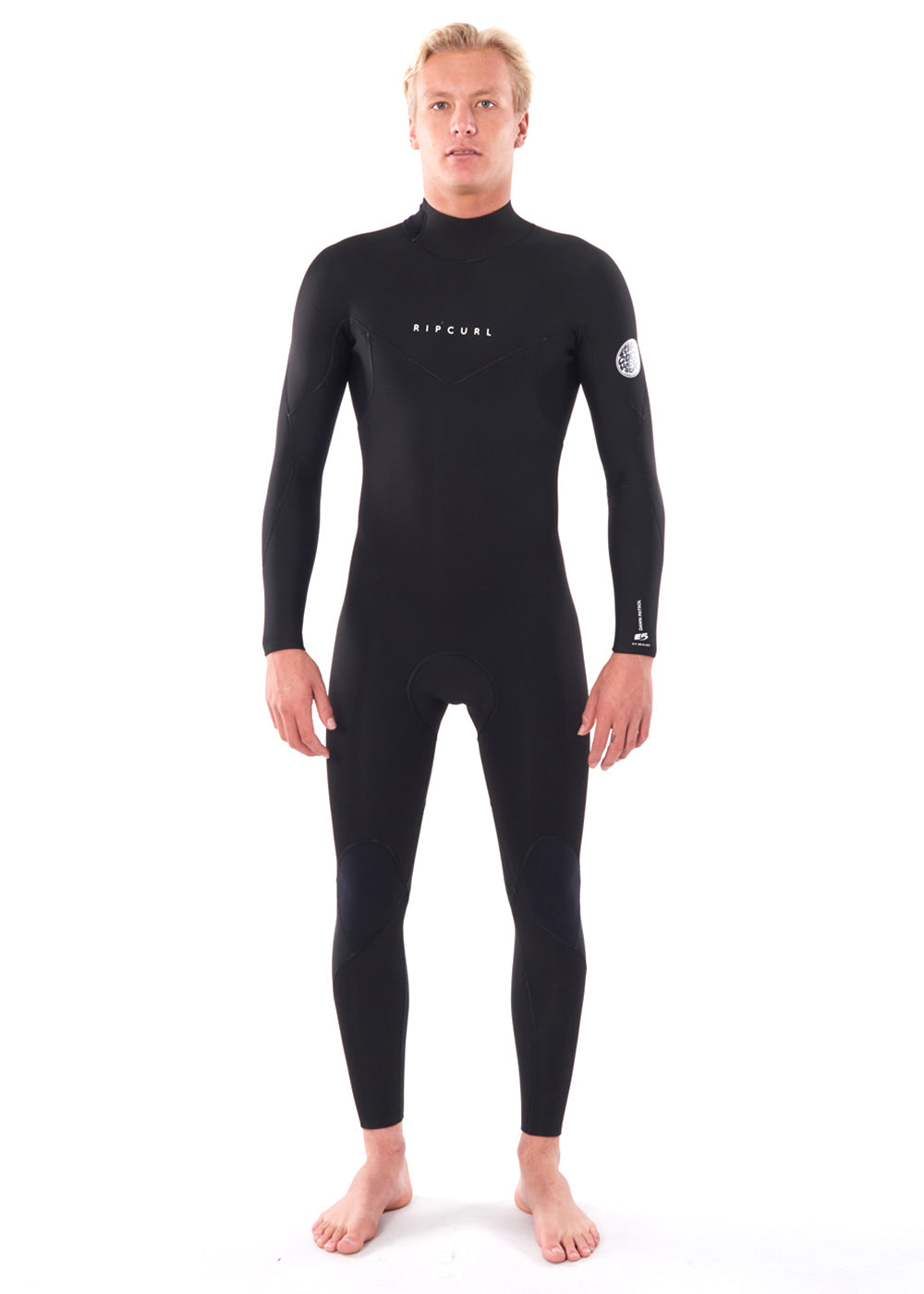 Rip Curl Men's Dawn Patrol 3/2mm Back Zip Full Wetsuit for Surfing, Diving & Water Sports | Premium Neoprene Thermal Protection