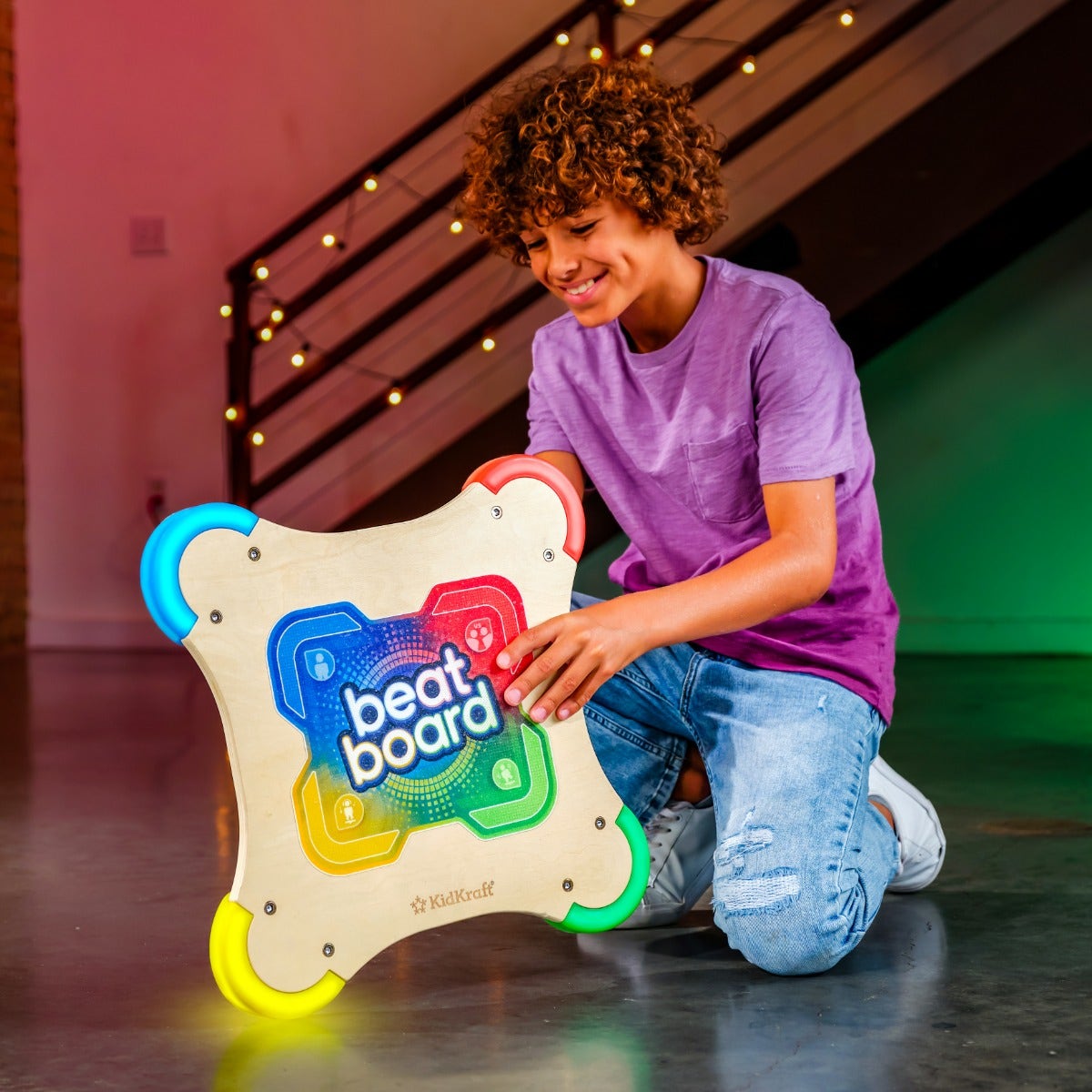 Beat Board™ Balance Game - Fun Wooden Balance Board for Kids & Adults - Perfect for Indoor Play, Yoga, Fitness & Therapy Exercises