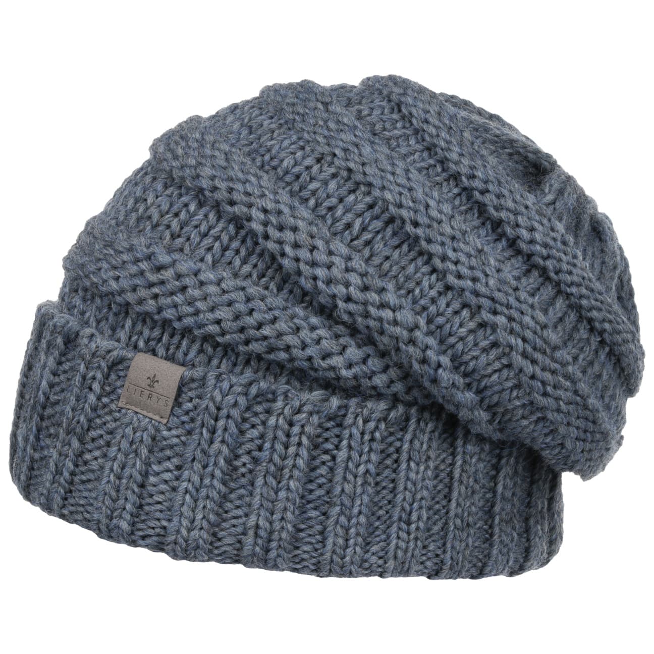 Lierys Long Beanie Knit Hat for Men & Women - Winter Warm Stretchy Slouchy Beanie - Cozy Soft Ribbed Knit Cap for Cold Weather - Perfect for Skiing, Hiking, and Outdoor Activities