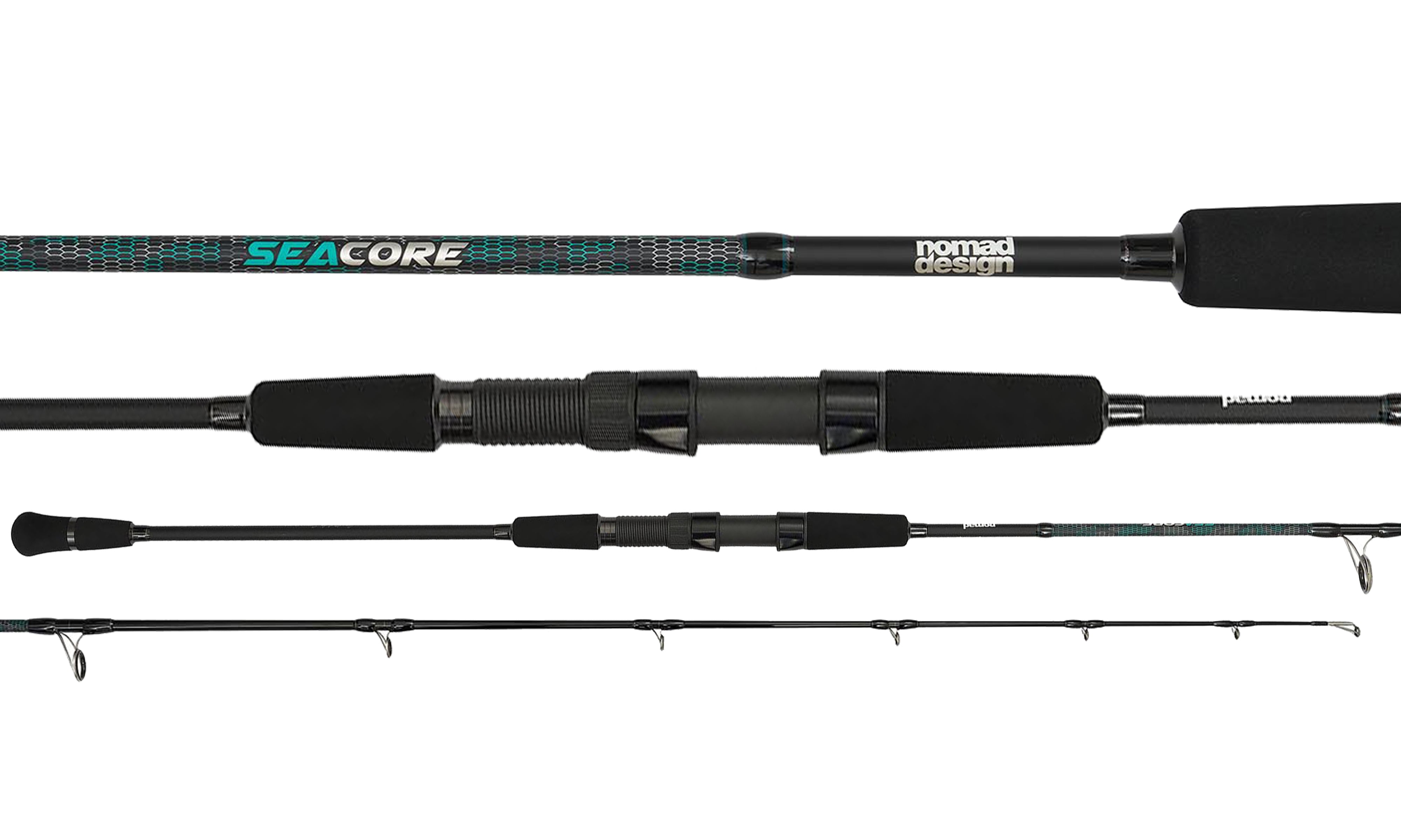 Premium Seacore Slow Pitch Jigging Fishing Rods - High Performance Saltwater Rod for Deep Sea Fishing & Offshore Angling - Perfect for Tuna, Grouper, and Bottom Fishing Adventures