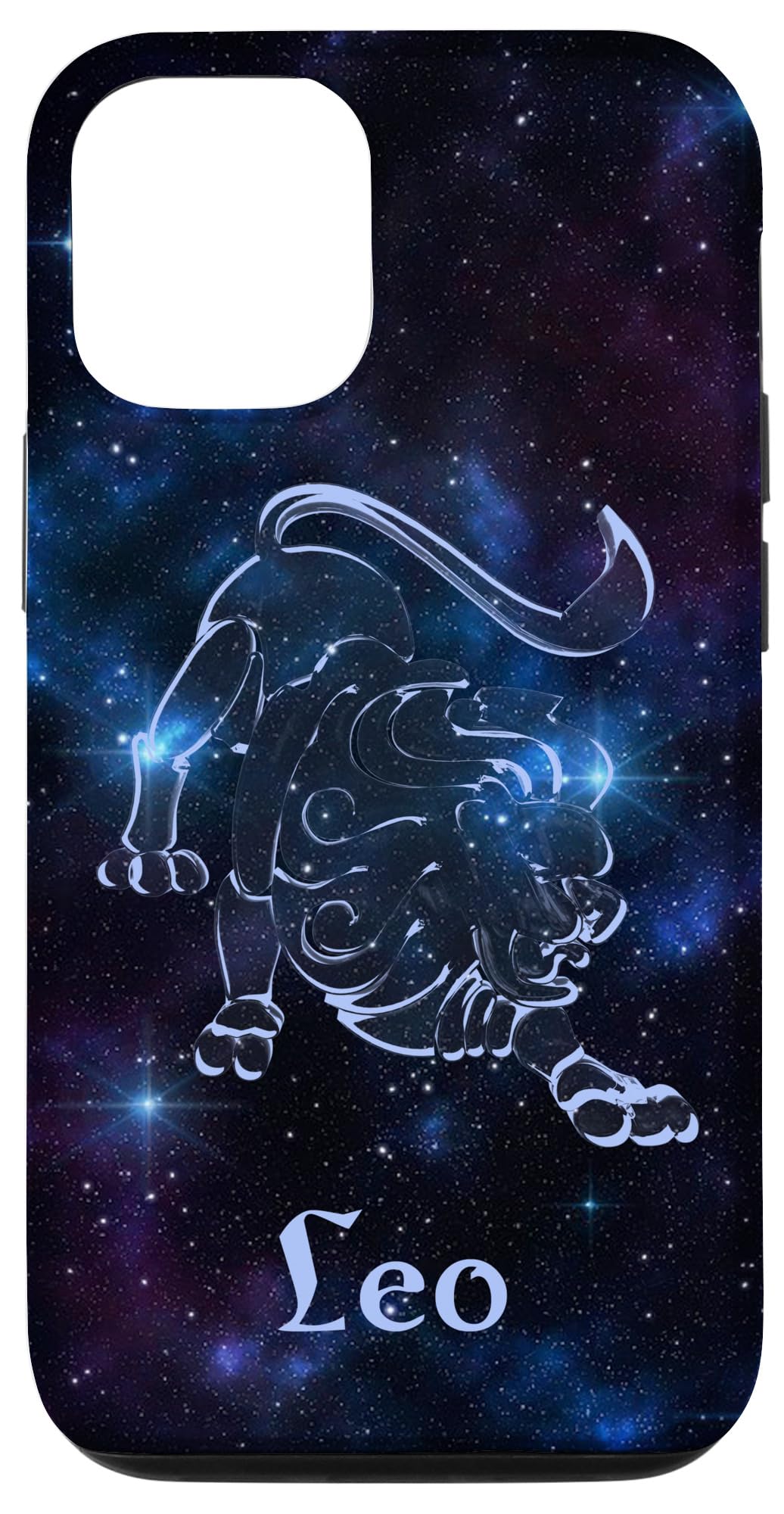 iPhone 12/12 Pro Horoscope Zodiac Case - Leo Constellation Galaxy Space Stars Design | Perfect Birthday Gift for Astrology Lovers & Phone Protection