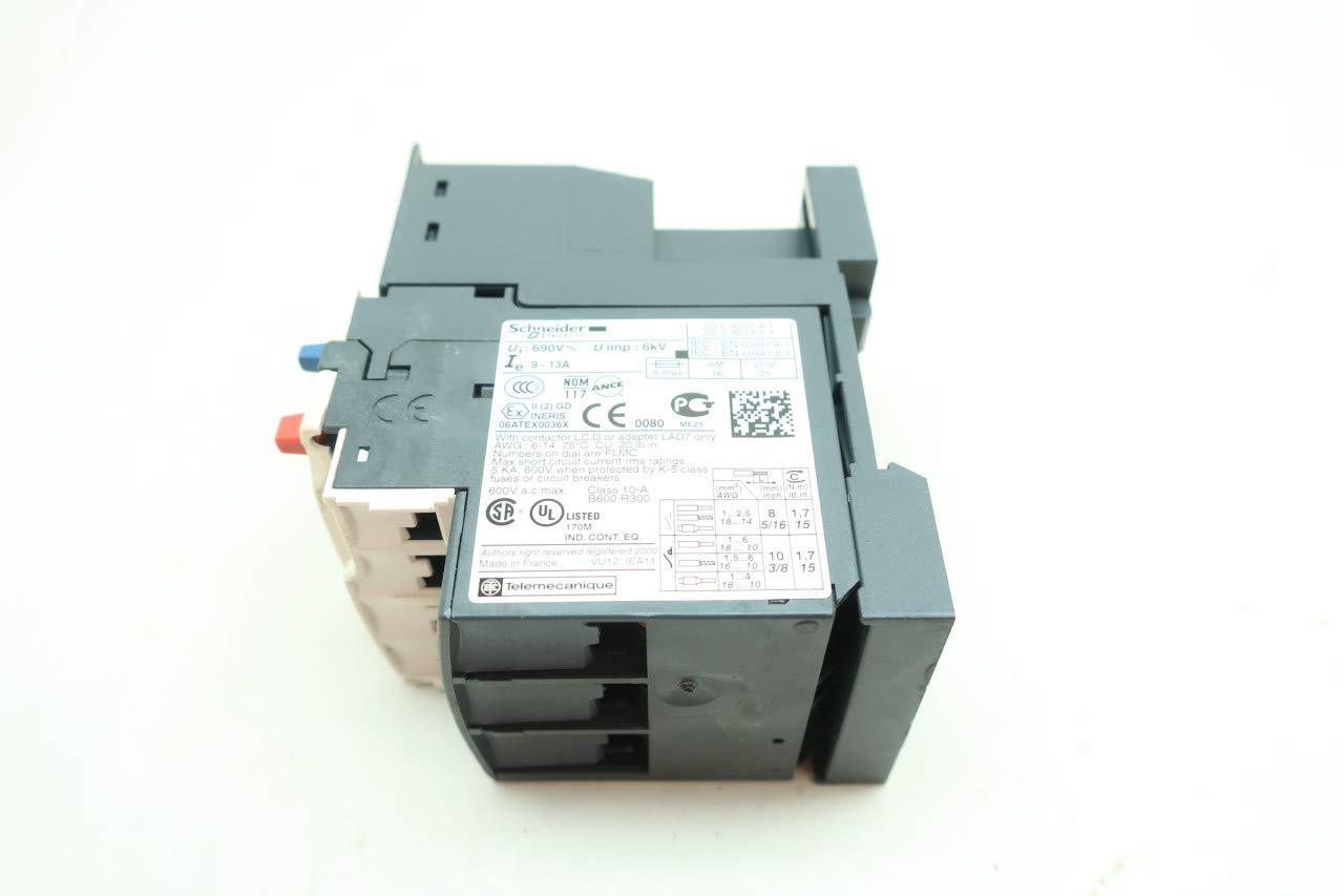 Schneider Electric LRD16 Overload Relay - Motor Protection Device for Industrial & Commercial Use