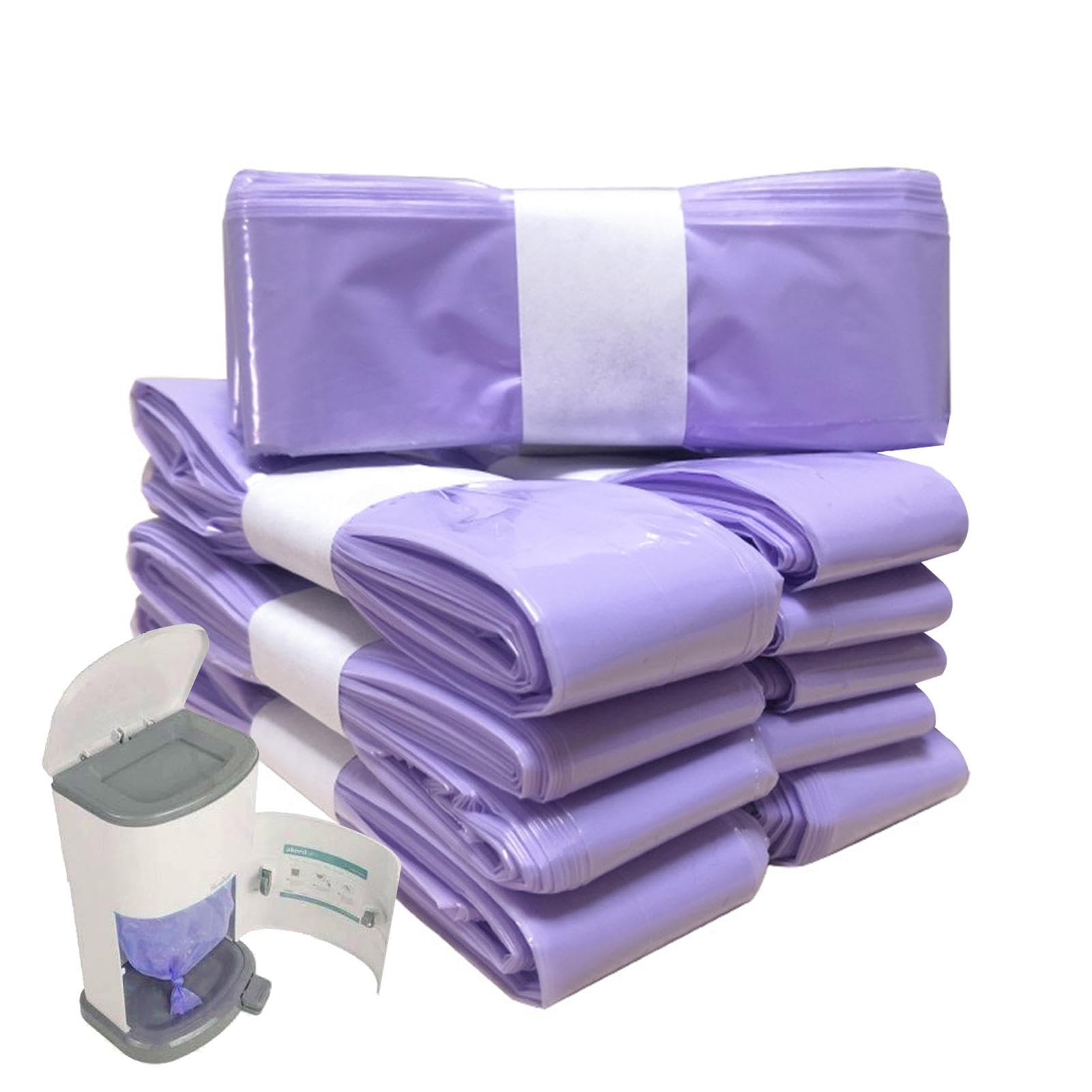Eco-Friendly Diaper Disposal Bags - 10 Pack Leak-Proof & Odor-Control Refill Bags for Baby Diapers, Cat Litter & Travel Waste | Sustainable Solution for Home, Nursery & On-the-Go Use