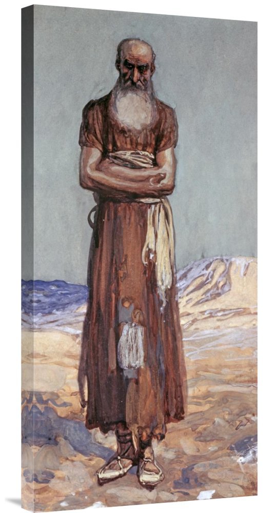 James Tissot Nahum Gallery Wrap Giclee Canvas Wall Art Print - Premium Budget Home Decor for Living Room, Bedroom & Office