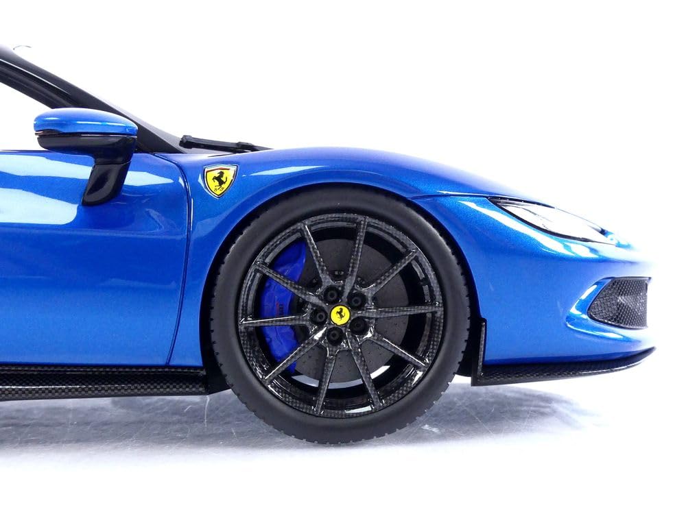 BBR Iron 296 GTS 1/18 Scale Diecast Model Car - Ferrari Replica Collectible for Display, Gift & Racing Enthusiasts