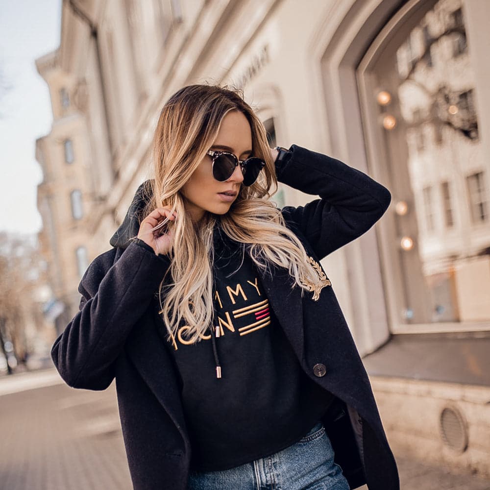 ARIES GOLD Women's Watch - Urban Eternal Black Stainless Steel Case with Black Leather Strap (Model L 1028 BKG) | Elegant Timepiece for Business, Casual Wear & Special Occasions