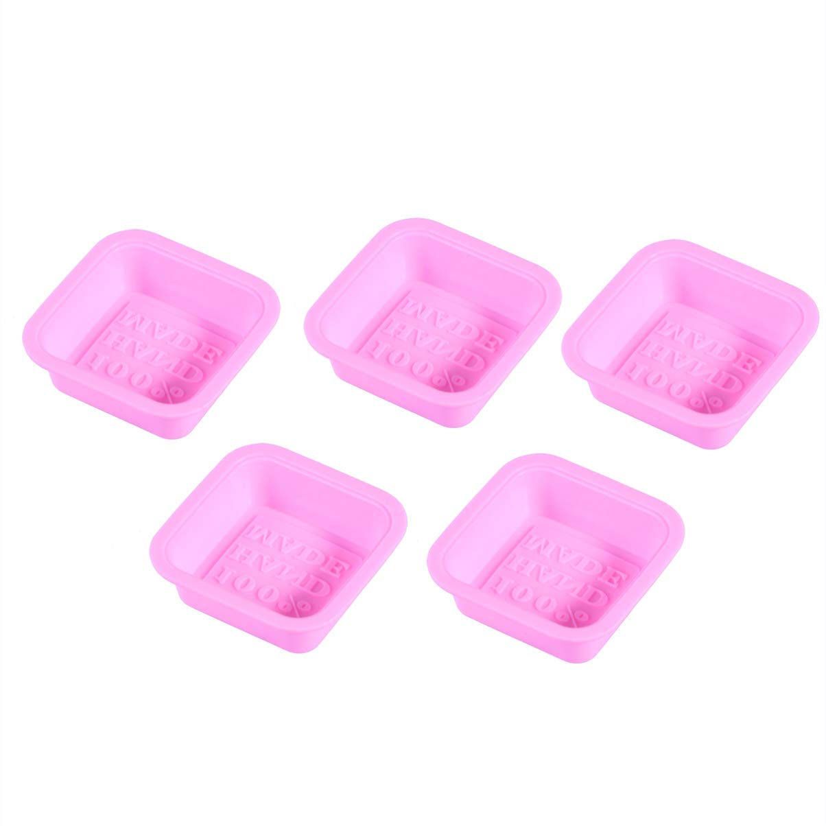 Healifty 5-Piece Silicone Resin Molds Set - DIY Craft Making Trays for Soap, Candle, Fondant & Chocolate | Handmade Letter Molds for Baking & Resin Art | Perfect for Home Decor, Gifts & DIY Projects