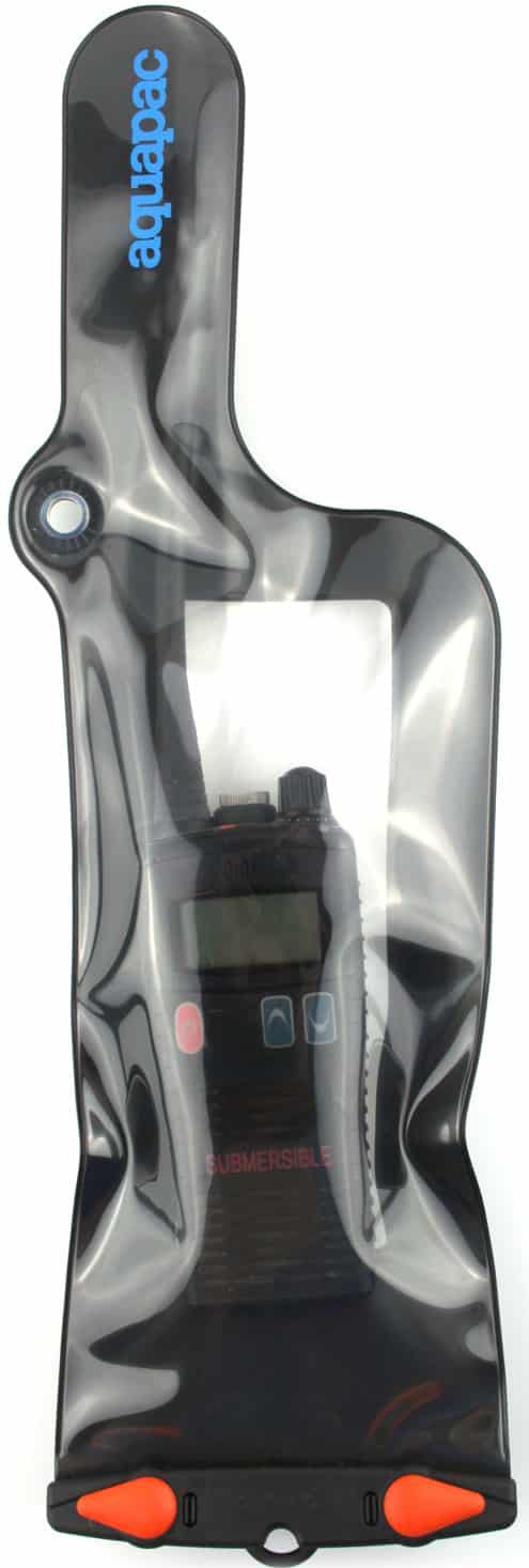 Aquapac Waterproof VHF Radio Case - IPX8 Certified Dry Bag for Marine, Boating & Outdoor Adventures - Keep Your Radio Safe in Rain, Splashes & Storms