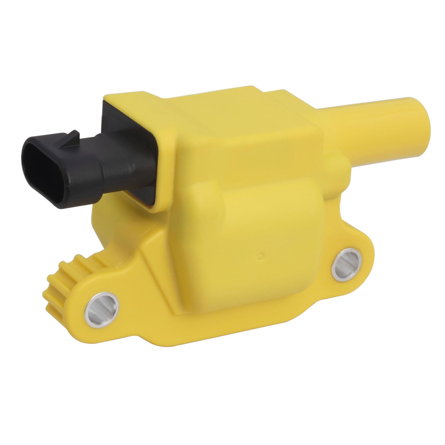 8-Piece Yellow Square Ignition Coil Pack Set - Compatible with Chevy Silverado 1500, Avalanche, Tahoe, Suburban & GMC Yukon, Sierra, G8, Grand Prix, H3 V8 (2007-2011) - Replaces UF413, 12570616 - Perfect for Engine Performance & Tune-Up Maintenance
