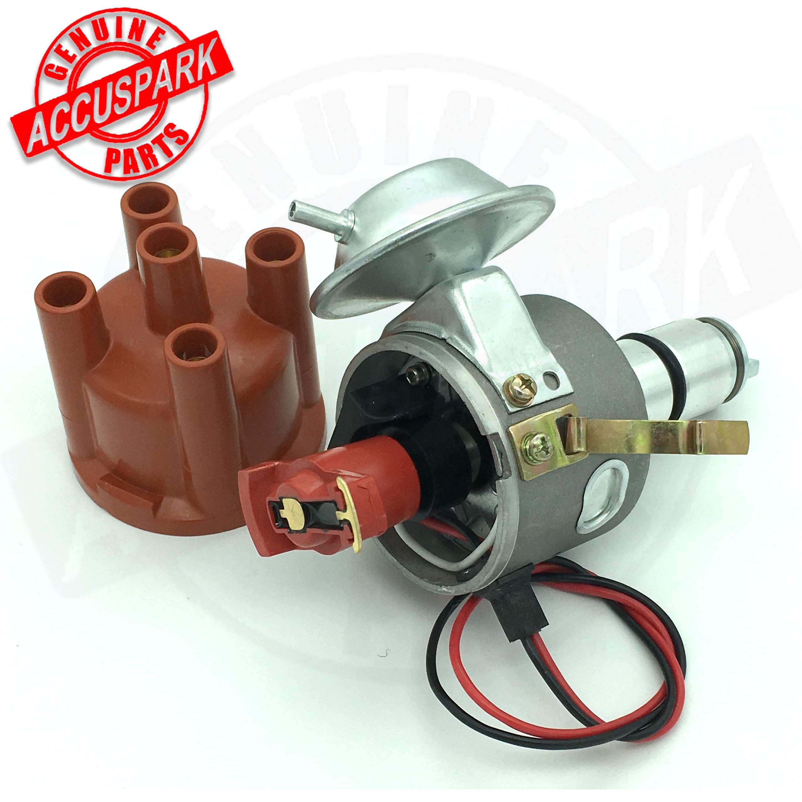 High-Performance Electronic Distributor Ignition Pack for VW Air-Cooled Engines - Reliable Ignition System Upgrade for Classic VW Beetle, Bus & Porsche 911 - Perfect for Restoration Projects & Performance Tuning
