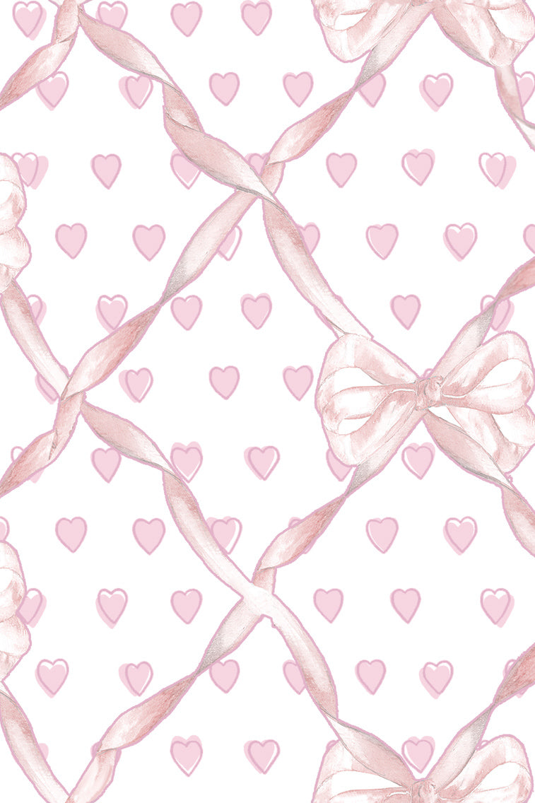 Roller Rabbit x LoveShackFancy Baby Bow Hearts Kids Pajama Set - Cute Heart Print Cotton Sleepwear for Girls & Boys - Perfect for Bedtime, Lounging & Family Photos