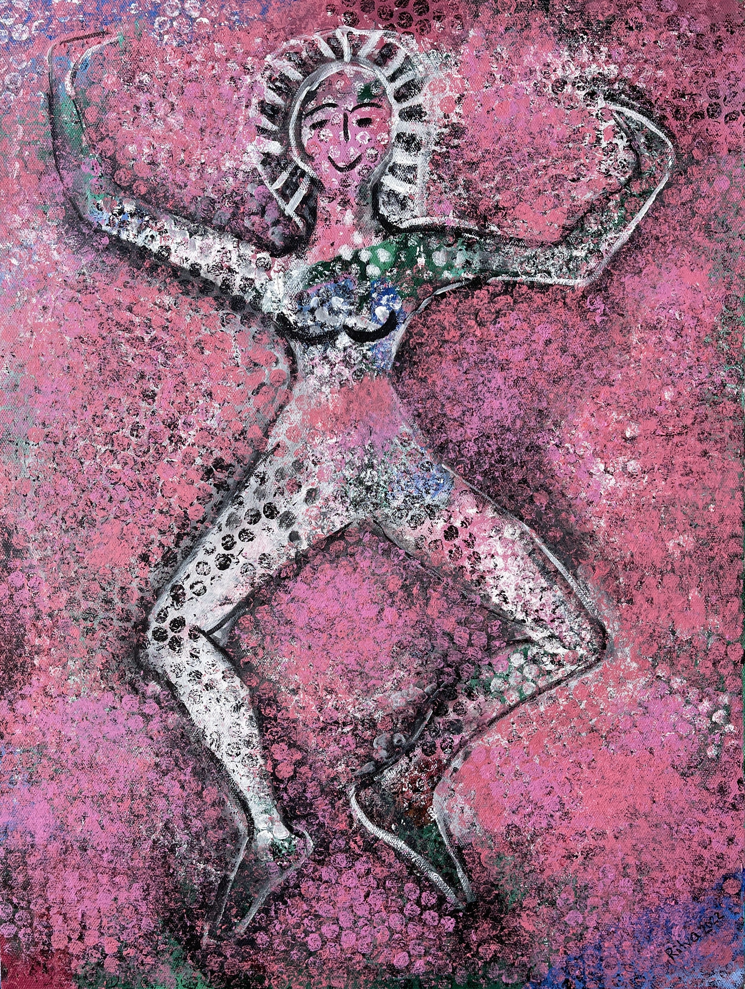 Ritva Kangasperko: Pink Thoughts Art Print - Perfect for Home Decor & Gift Ideas
