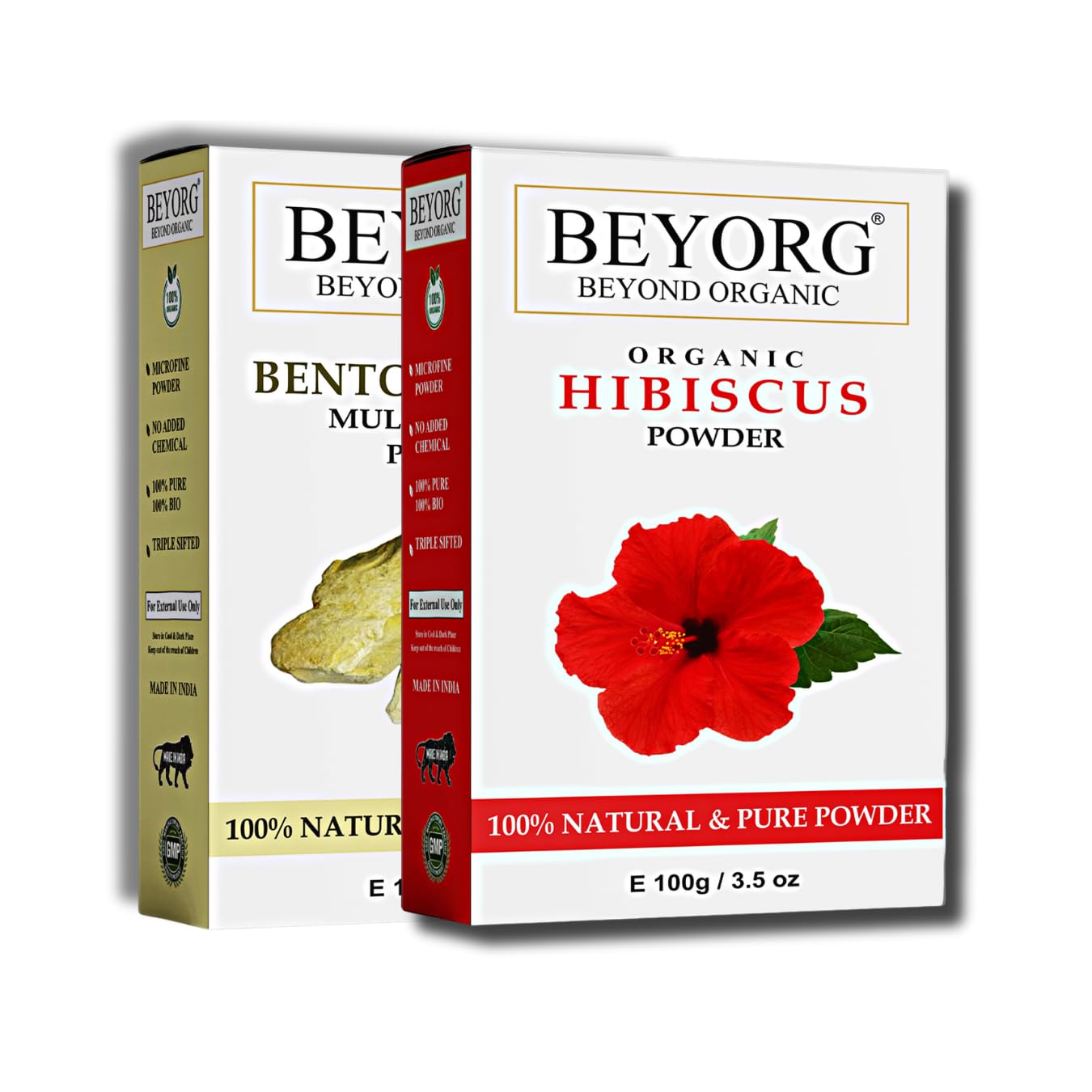 Bentonite Clay & Hibiscus Powder for Hair Growth & Conditioning - 200g Ayurvedic Hair Care Treatment for Men & Women | Promotes Healthy Scalp & Shiny Hair | DIY Hair Masks & Natural Remedies