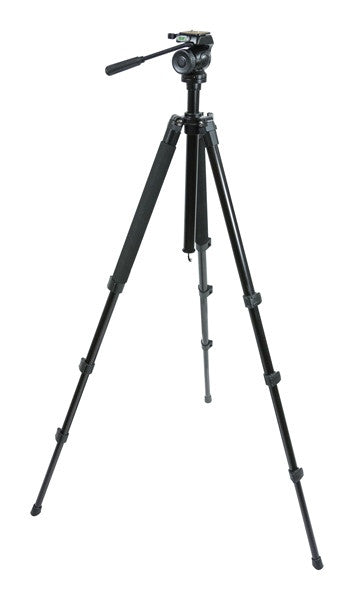 Celestron TrailSeeker Tripod with Fluid Pan Head - Professional Camera Tripod for DSLR, Mirrorless & Video Cameras - Perfect for Travel, Hiking & Outdoor Photography (Model 82050)