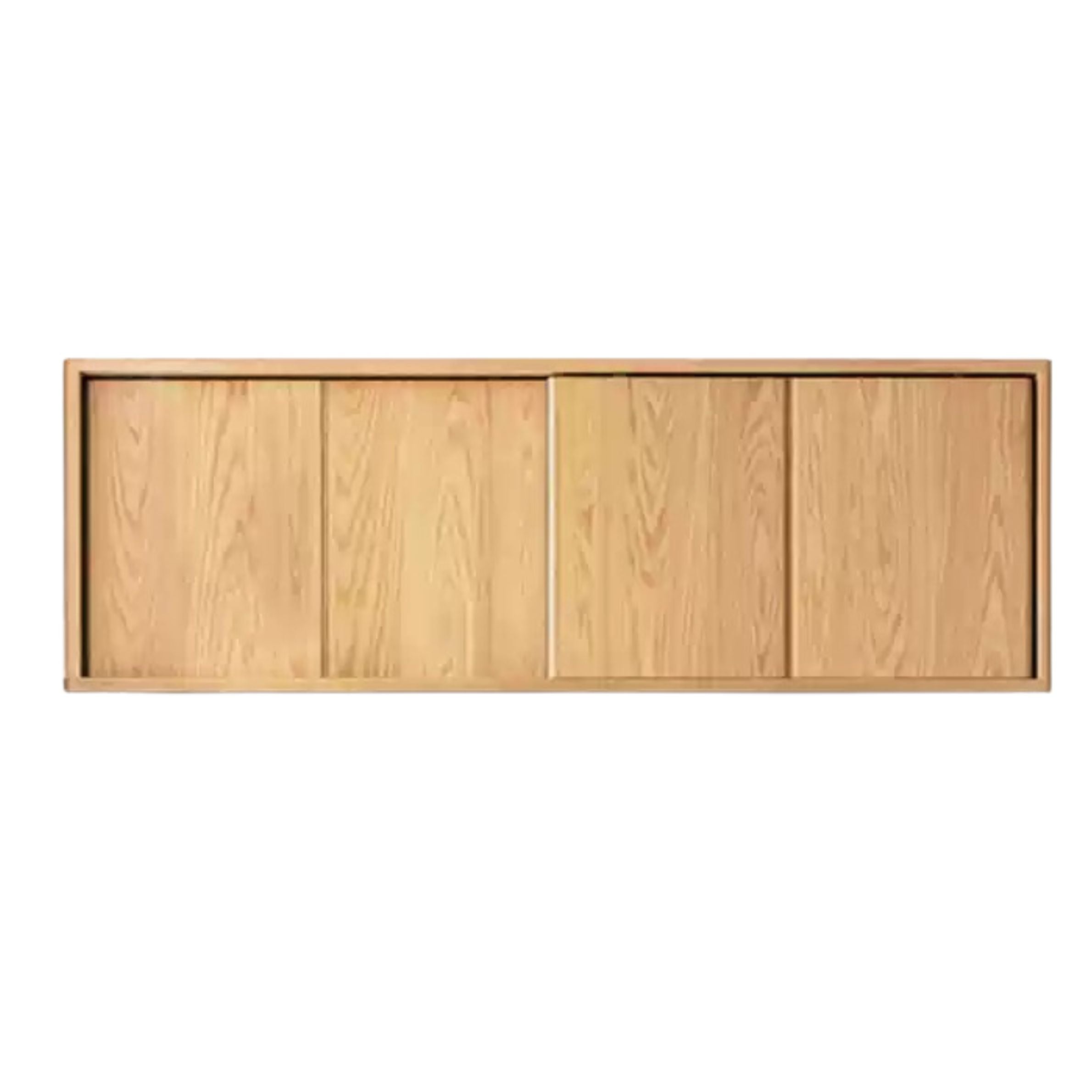 Solid Oak Wood Modern Wardrobe with Ample Storage - Perfect for Bedroom, Living Room, and Office Organization