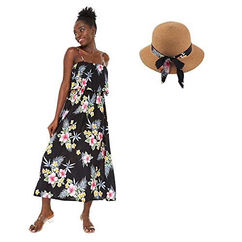Hibiscus Black + Hat