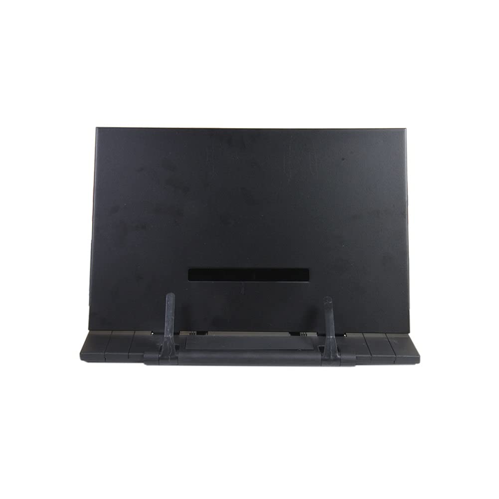 ZZAHS Adjustable Book Stand Holder with 7 Tilt Positions - Portable Reading Desk for Books, Tablets & Cookbooks - Perfect for Studying, Cooking & Office Use (Black)