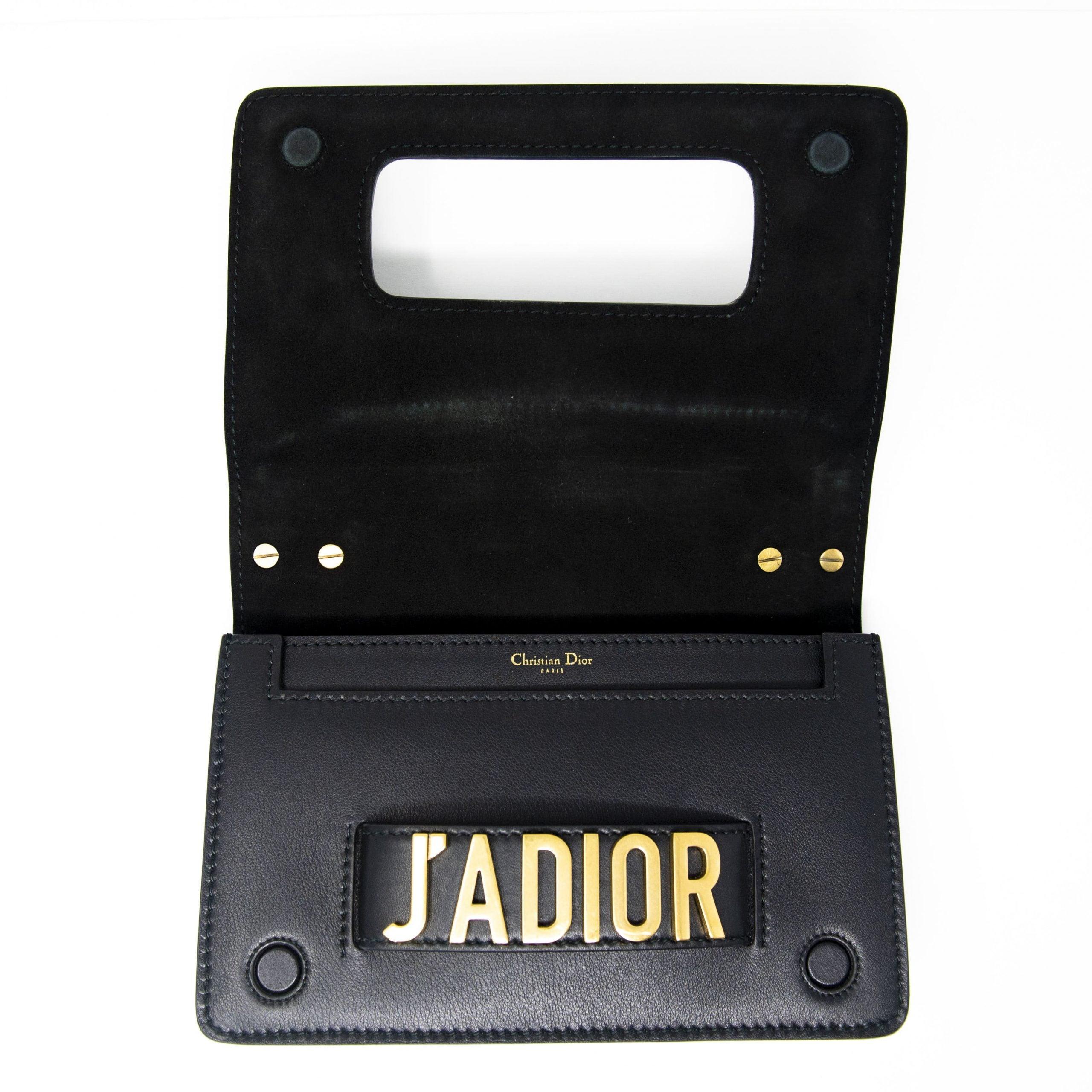 Dior Black J'adior Medium Flap Bag - Luxury Designer Crossbody Purse for Women | Perfect for Evening Parties, Date Nights & Special Occasions