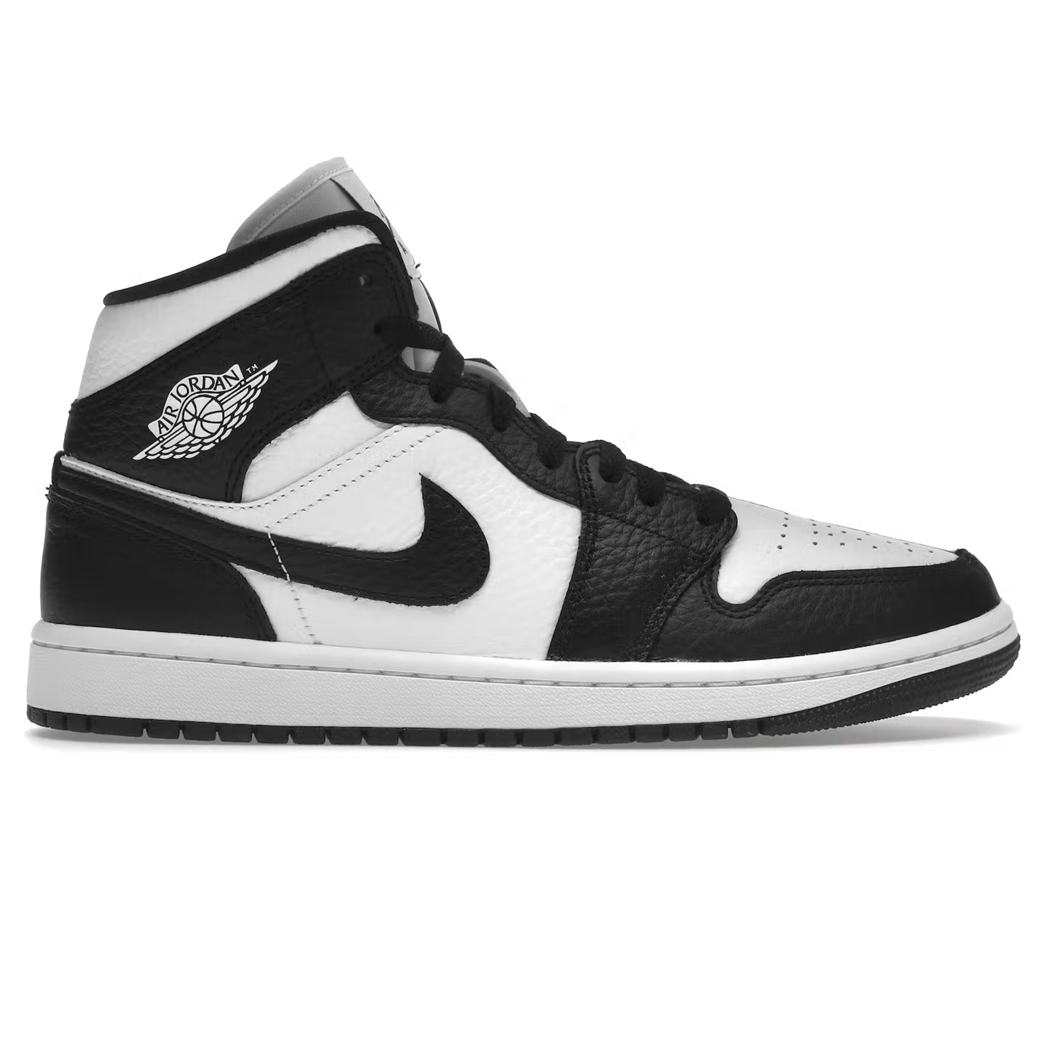 Air Jordan 1 Mid Split Black White Women's Basketball Shoes - Stylish Sneakers for Casual Wear, Gym & Street Fashion