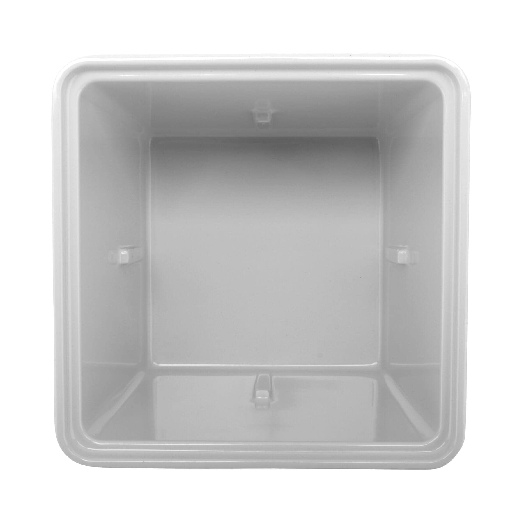 GET ML-149-W 2 Quart White Square Food Storage Container with Airtight Lid - Perfect for Meal Prep, Leftovers & Pantry Organization