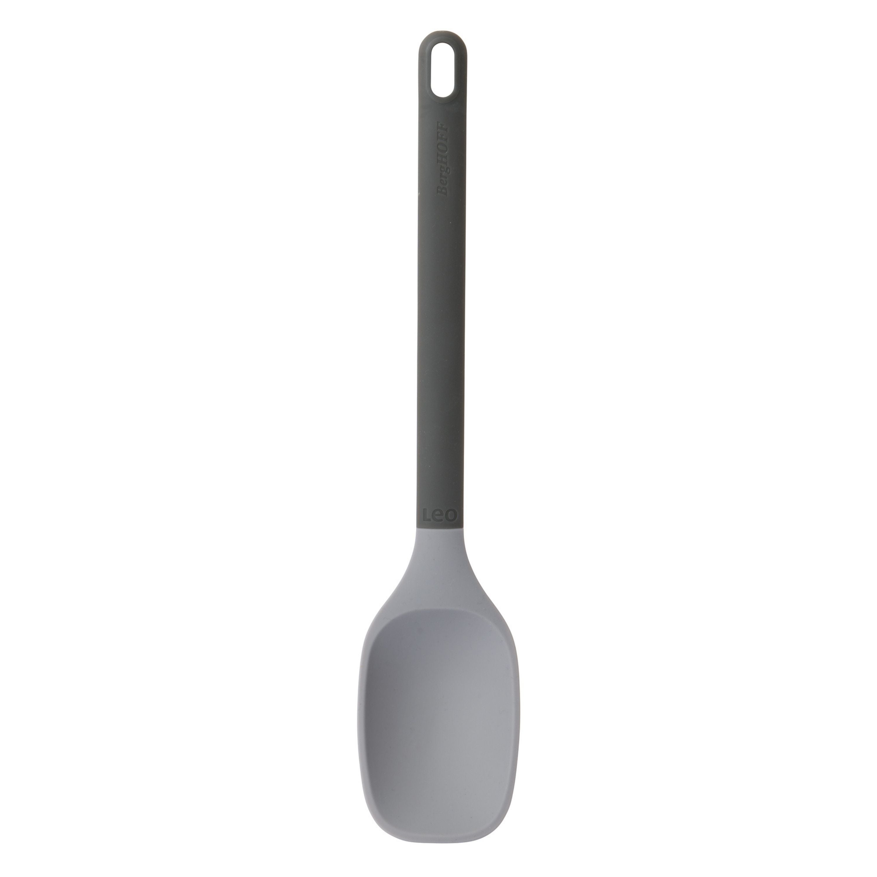 BergHOFF Leo 5-Piece Nonstick Silicone Kitchen Utensil Set - Heat Resistant, BPA-Free Cooking Tools with Ergonomic Handles for Baking, Frying & Stirring (Grey) - Perfect for Nonstick Cookware & Everyday Cooking