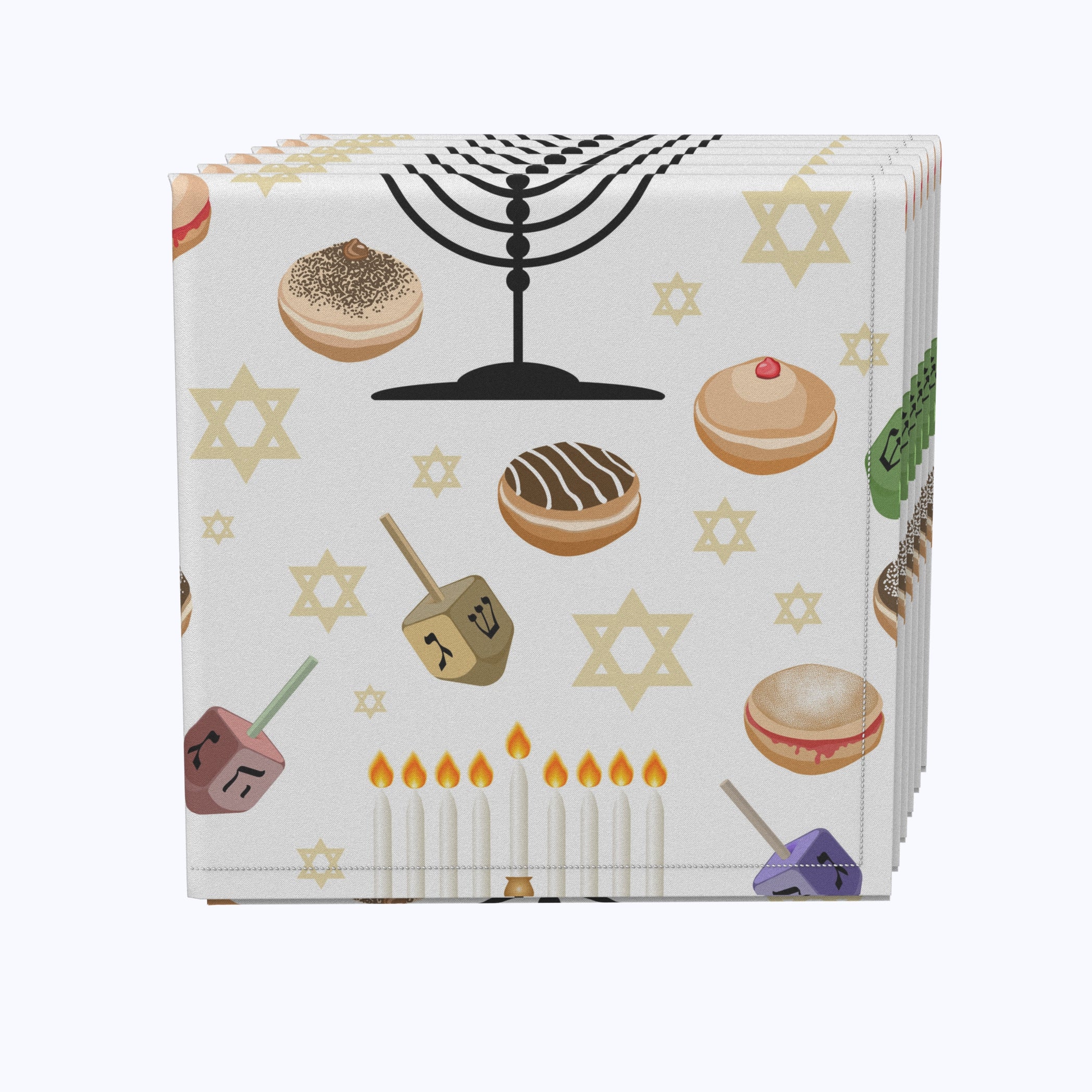 Cartoon Candelabrum Napkins - Fun and Decorative Paper Napkins for Kids Birthday Parties, Baby Showers, and Themed Events