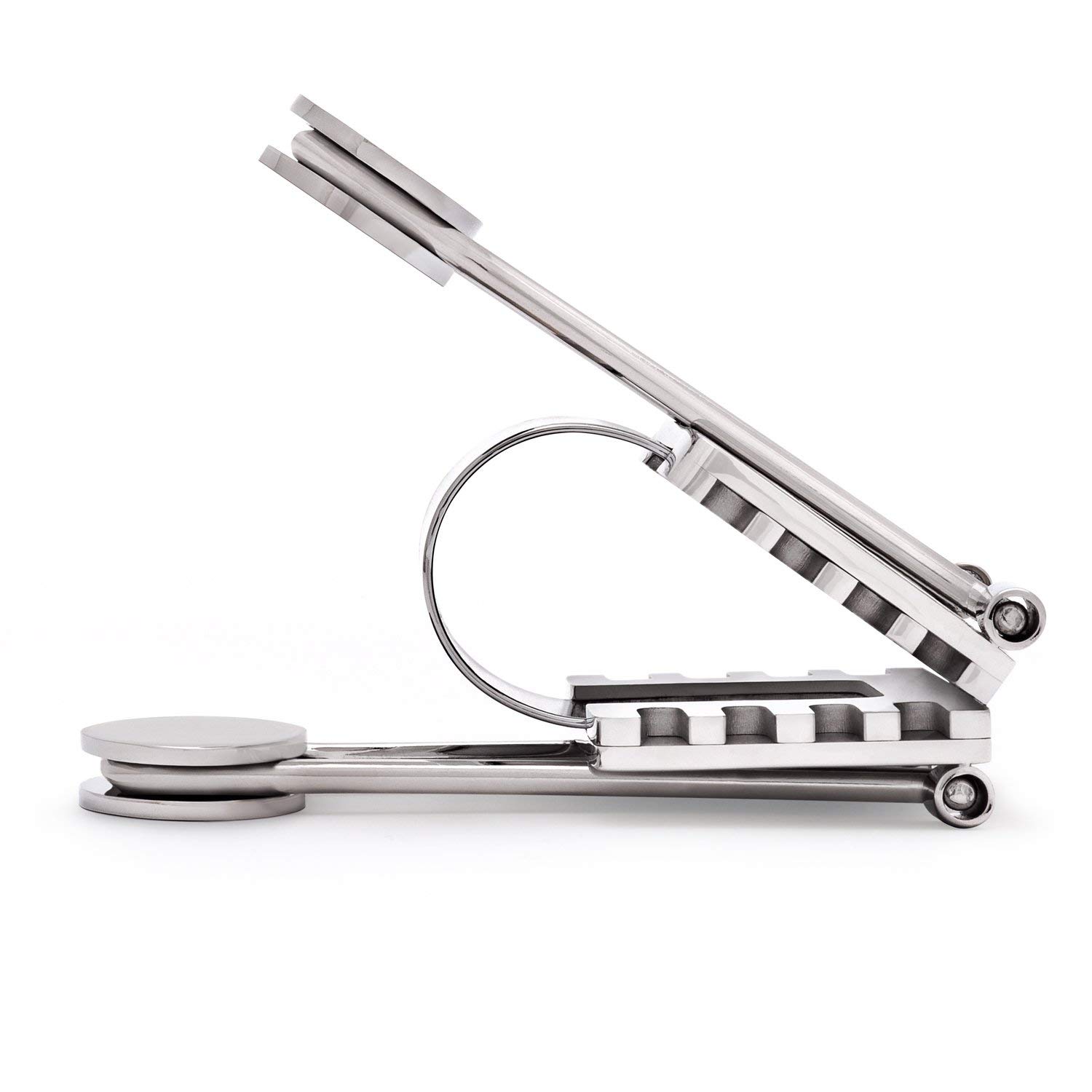 Premium Stainless Steel Money Clip for Men - Slim Minimalist Wallet & Credit Card Holder - Durable Ionic Plated Metal Bill Binder - Perfect for Everyday Carry, Business Travel & Gifts