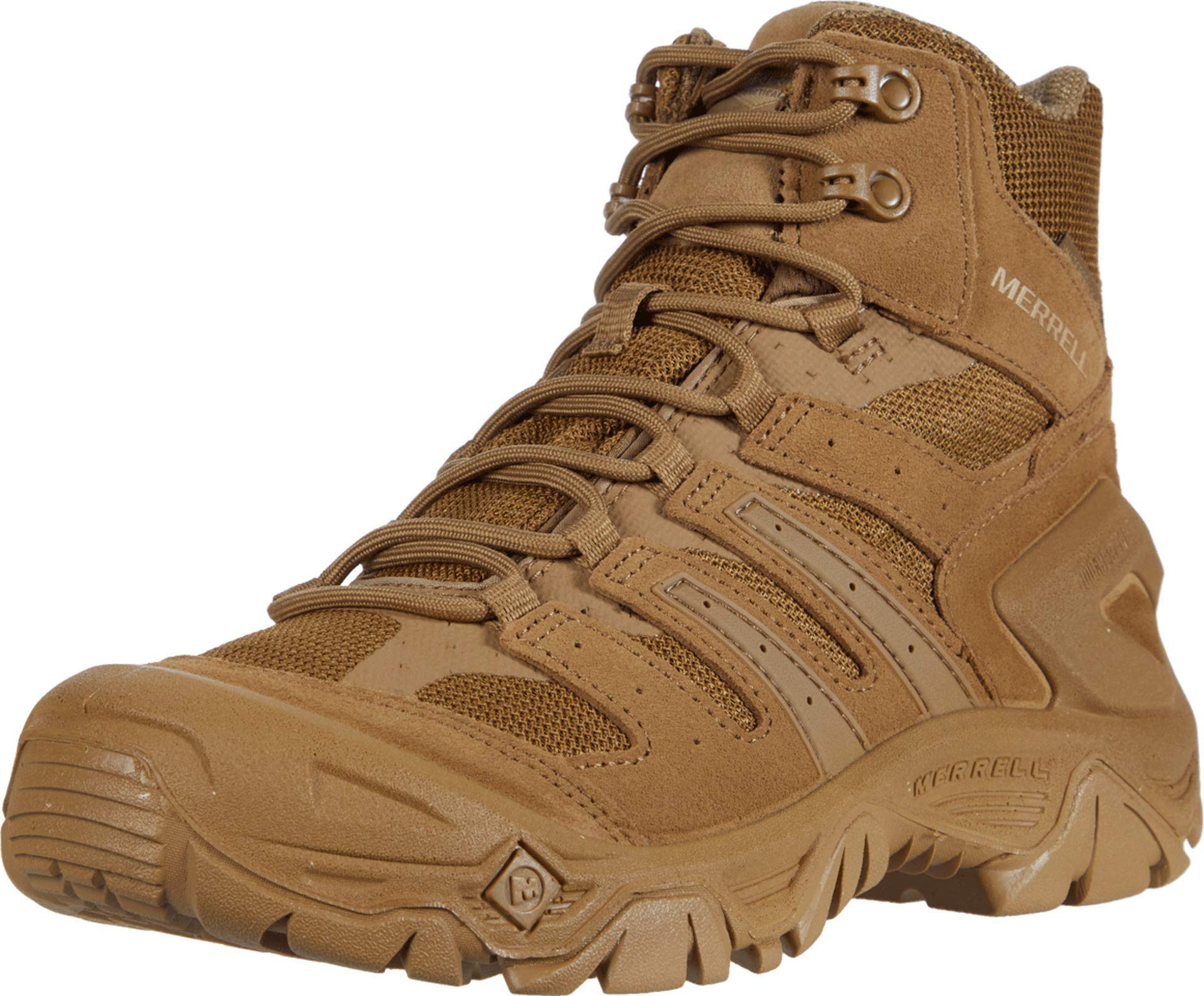 Merrell Strongfield Tactical 6 Inch Waterproof Hiking Boots for Men & Women - Durable Outdoor Work & Military Style Footwear for Hiking, Camping & Tactical Use
