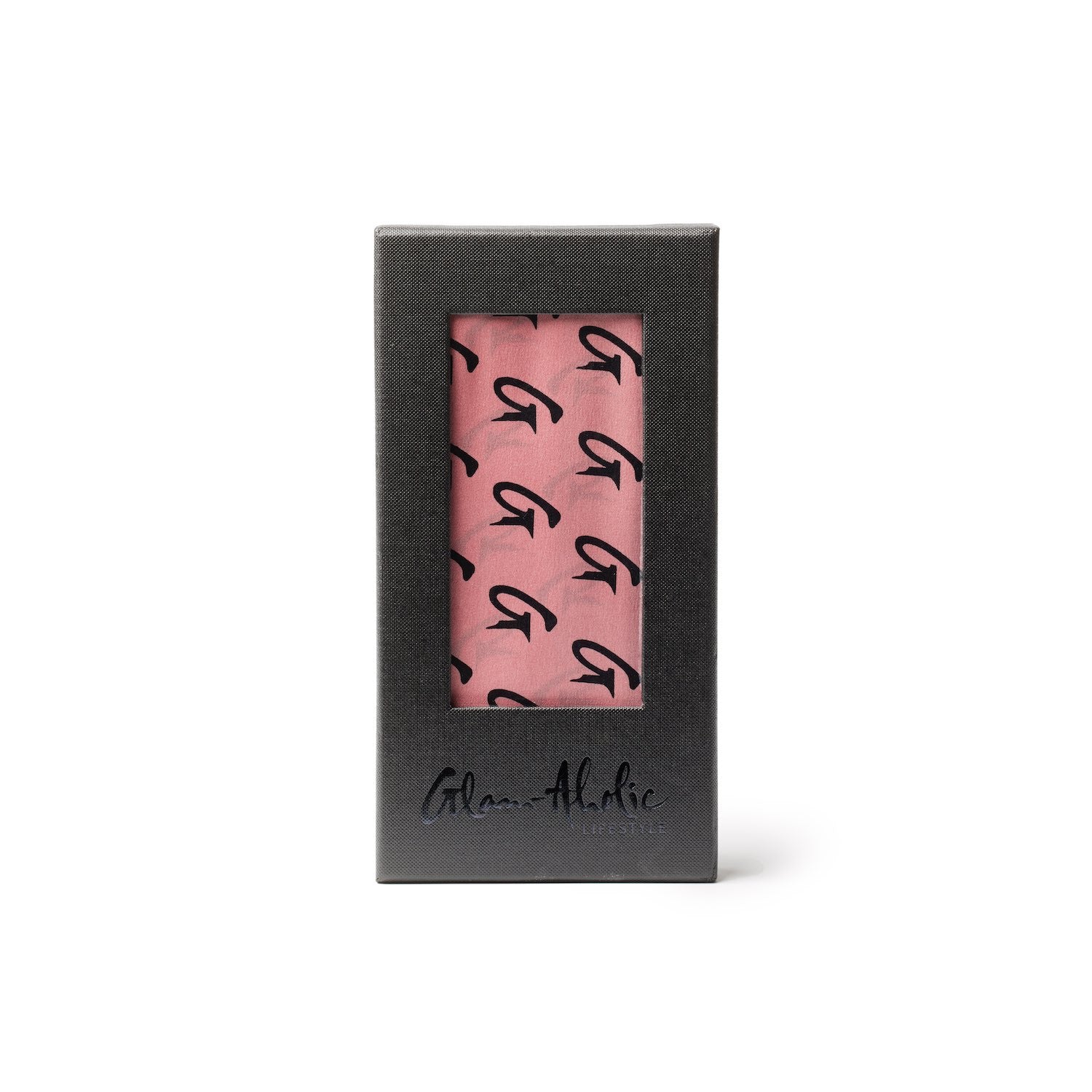 Luxury Monogram Silk Scarf - Medium Size, Soft Pink - Perfect for Women's Fashion Accessories, Gift Ideas & Elegant Outfits