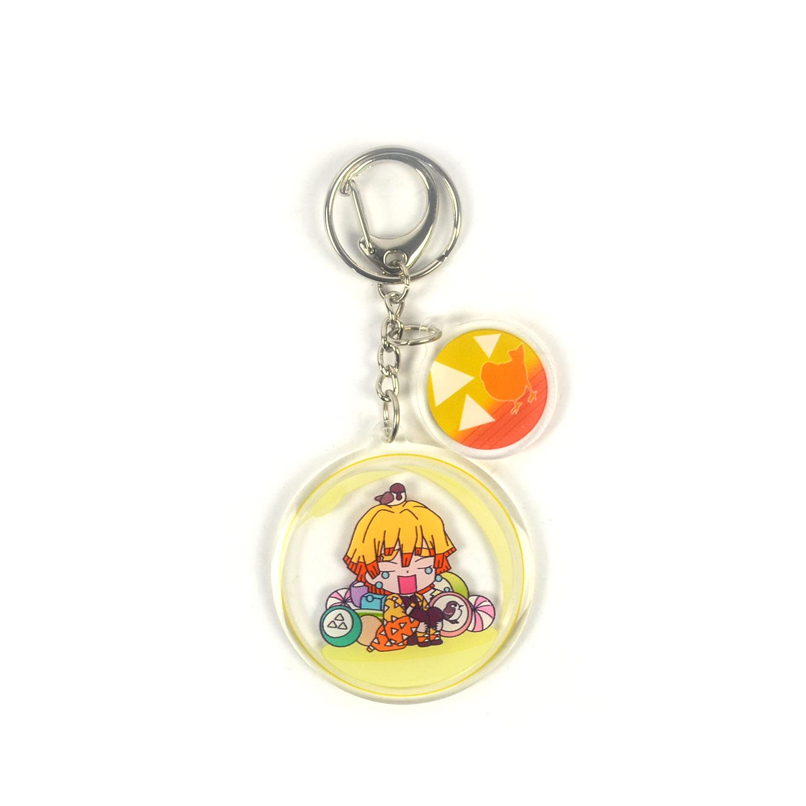 Demon Slayer Kimetsu no Yaiba Anime Cosplay Acrylic Keychain - Cute Anime Pendant Keyring for Keys, Bags & Gifts - Perfect for Anime Fans, Cosplay Events & Collectors