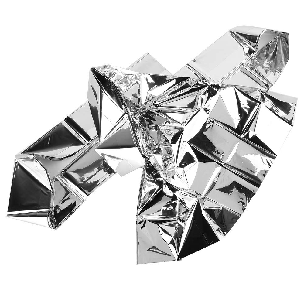 2PCS High Reflective Silver Mylar Film for Plant Growth - 82.7x47.2in Greenhouse Covering Foil Sheets - Ideal for Indoor Gardening, Hydroponics, Camping & Outdoor Use