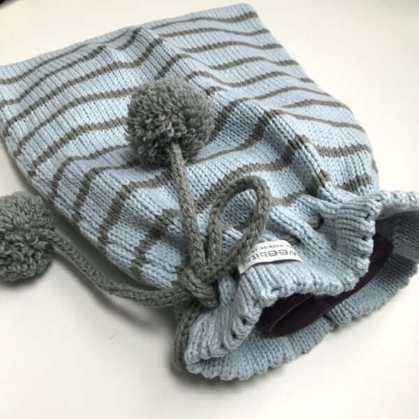 Powder Blue mushroom stripe