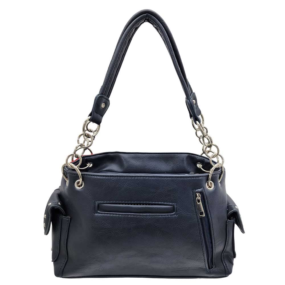 American Flag Handbags - Thin Blue Line & Thin Red Line Purses for Women - Patriotic Tote Bags for Police, Firefighter Support & Everyday Use