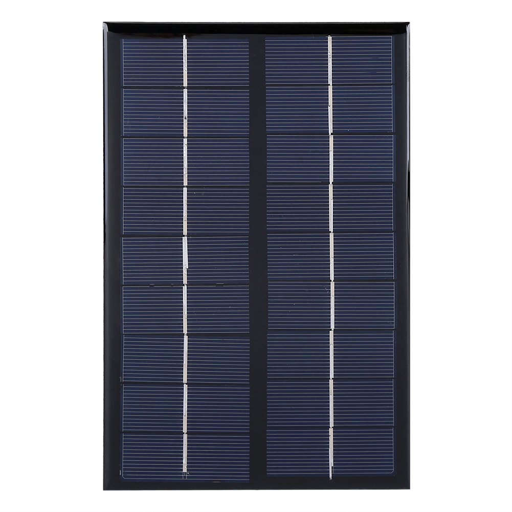 3W 9V Mini Portable Solar Panel - High Efficiency Polycrystalline Solar Charger for DIY Projects, Outdoor Camping, Emergency Power & Phone Charging