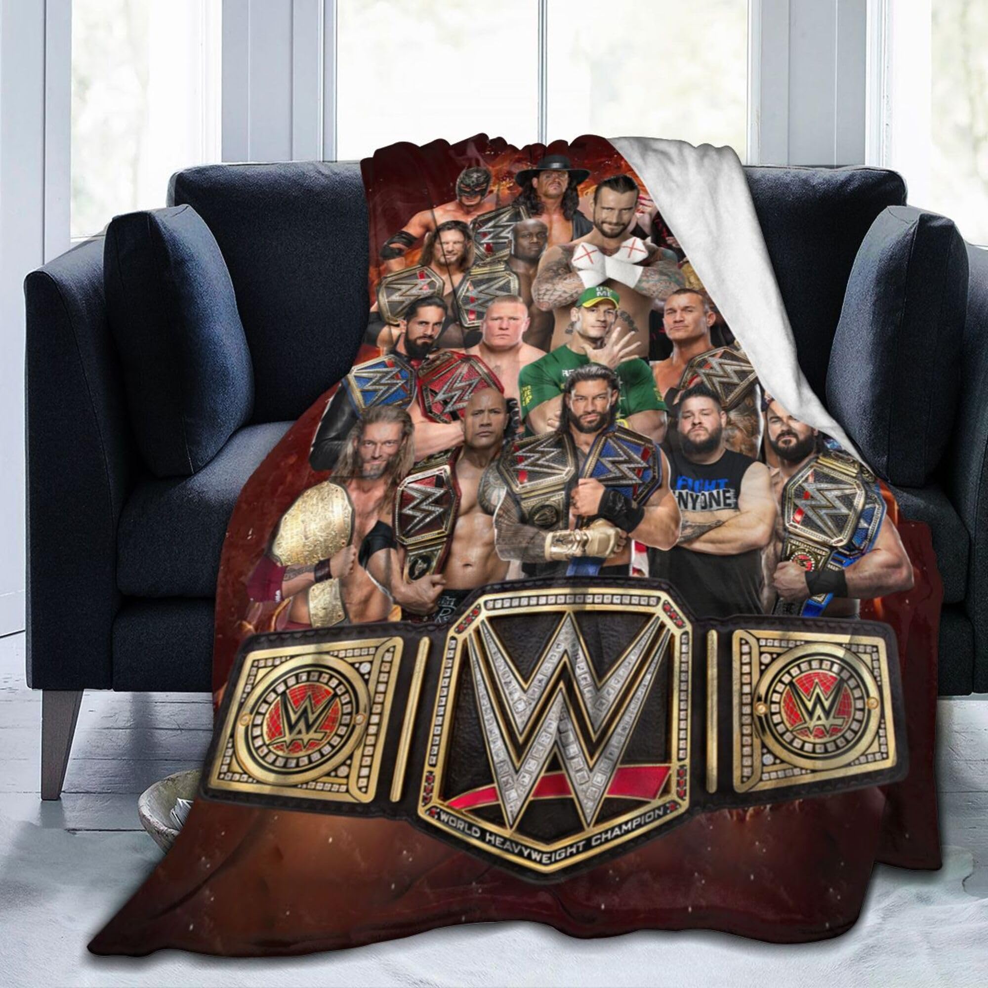 Ultra Soft Fleece Photo Collage Throw Blanket - Plush Cozy Flannel Lightweight Blanket for Bed & Sofa (50