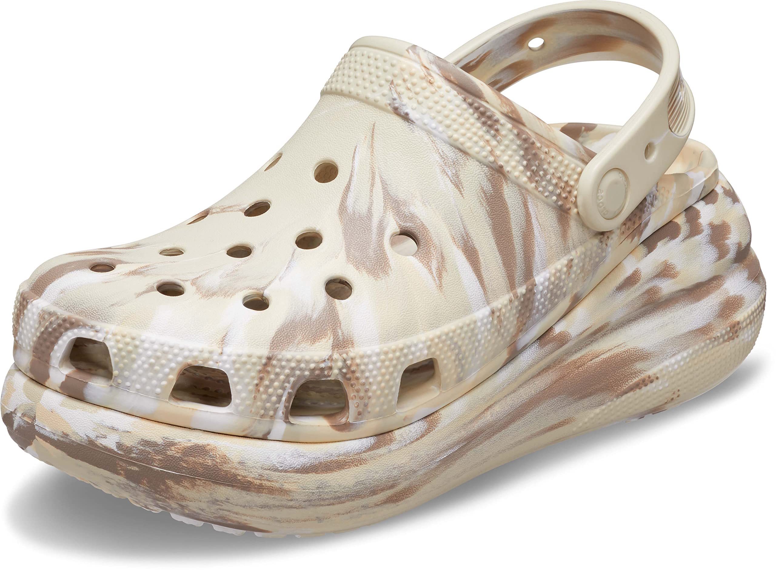 Crocs Women's Classic Crush Clogs - Comfortable Platform Sandals for Women | Slip-Resistant & Lightweight Water Shoes for Beach, Pool, Garden & Casual Wear
