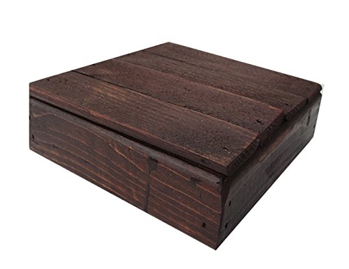 Vintage Rustic Wooden Cake Stand for Wedding & Bridal - 18