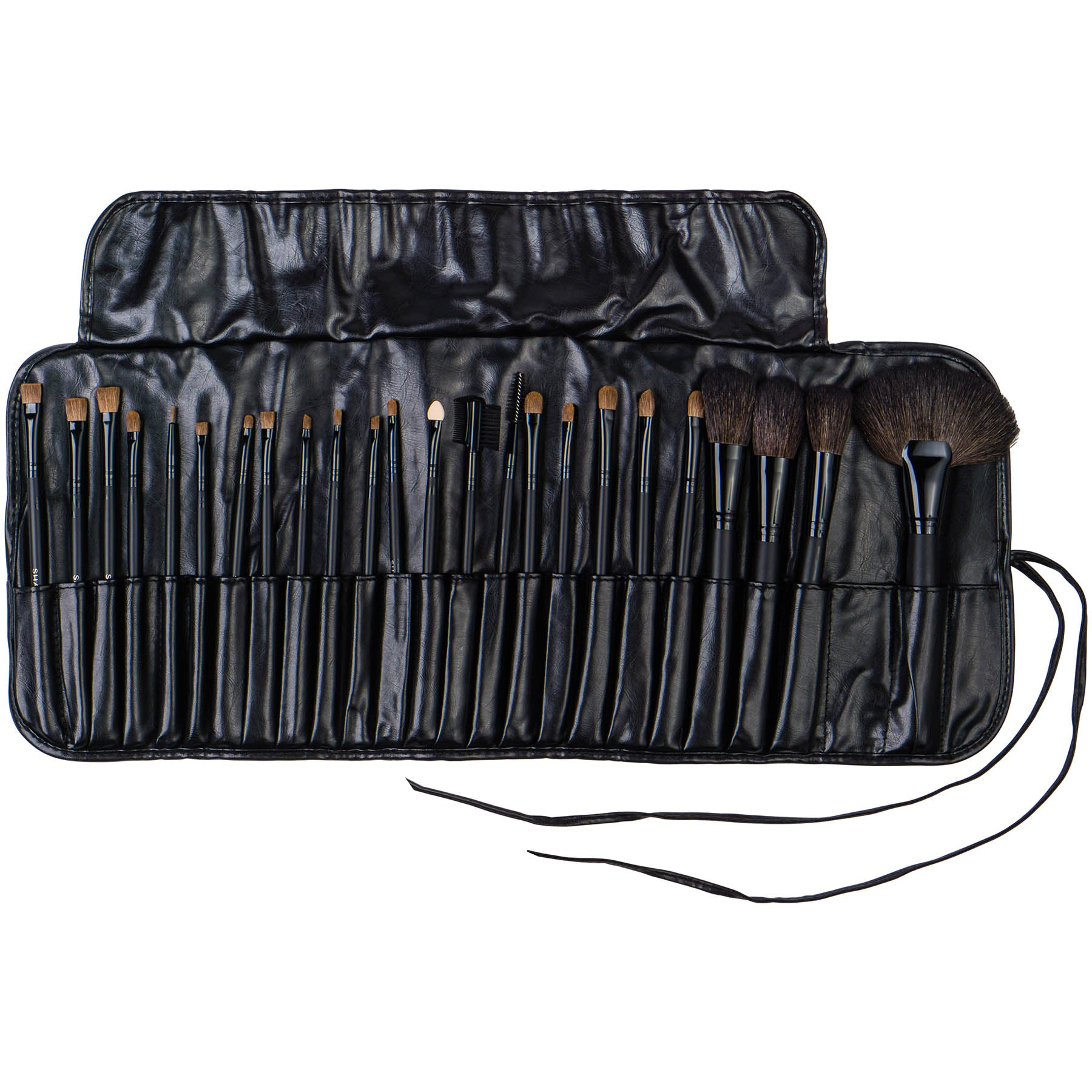 Professional 24-Piece Studio Quality Cosmetic Brush Set with Leather Pouch - Perfect for Makeup Artists, Beauty Enthusiasts & Travel