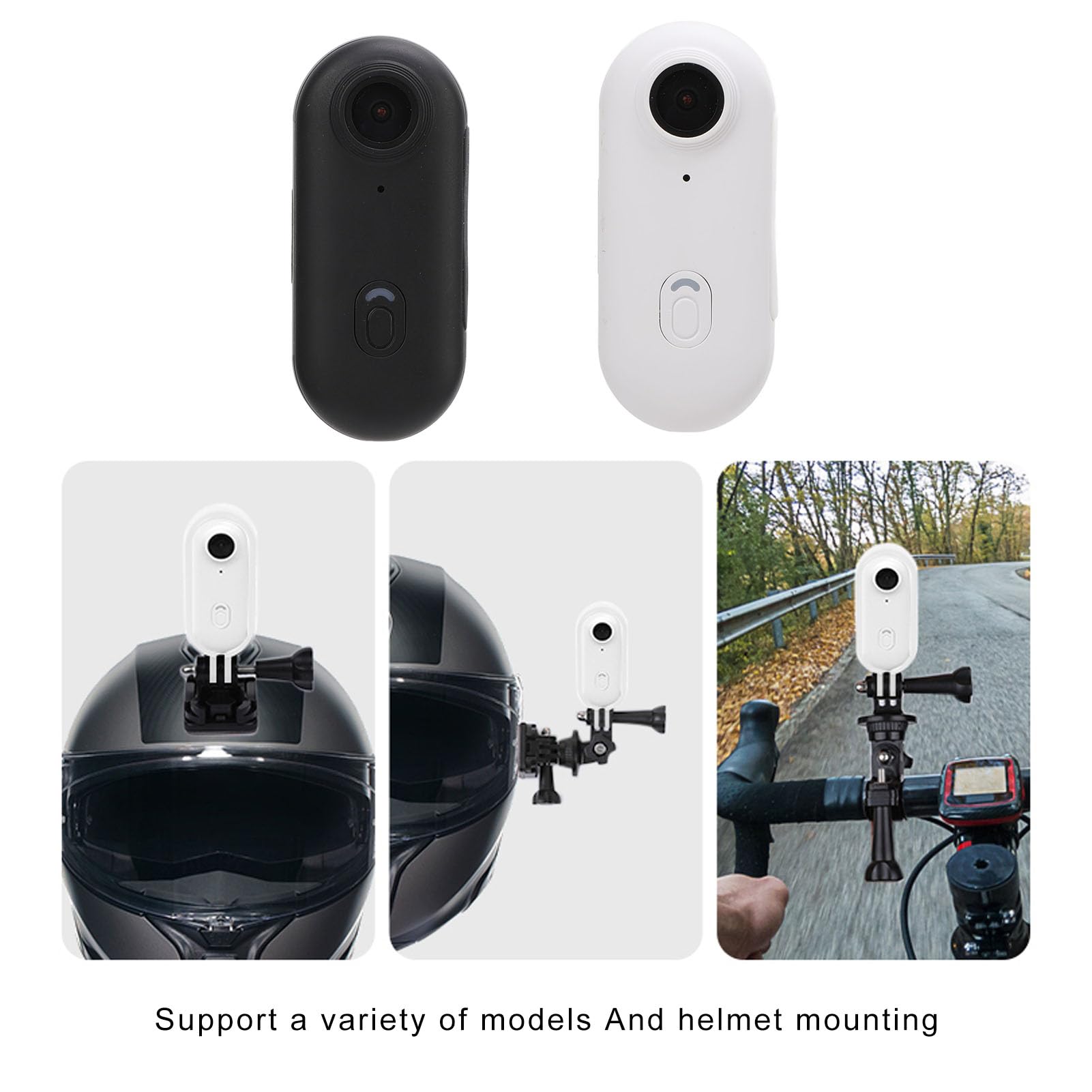 4K Pet Collar Camera - 8MP Wearable Action Cam for Diving, Fishing & Cycling