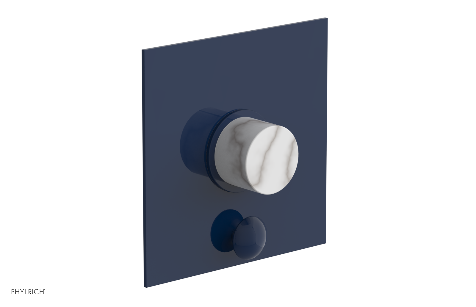 Premium BASIC II Pressure Balance Shower Plate with Diverter & Handle Trim Set - 4 Inch Chrome Finish for Bathroom Renovation | Perfect for Modern Home & Spa Experience