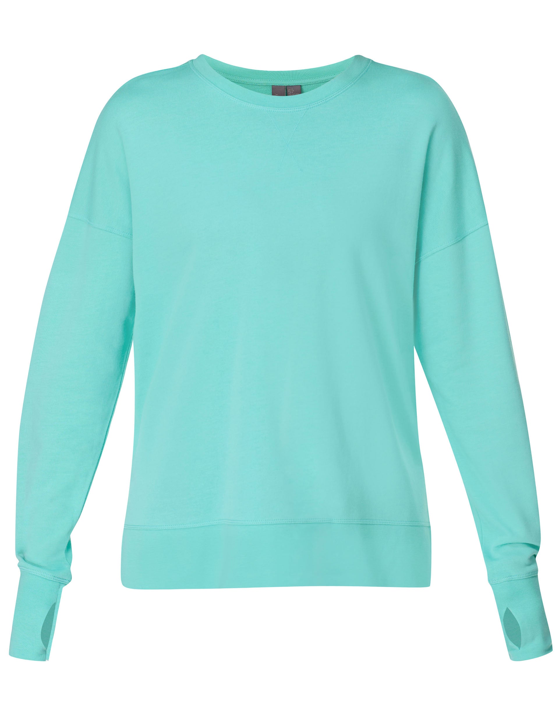 After Class Longline Sweatshirt for Women - Oversized Pullover Hoodie in Sea Spray Blue | Cozy Loungewear for Relaxing at Home, Running Errands & Casual Outings