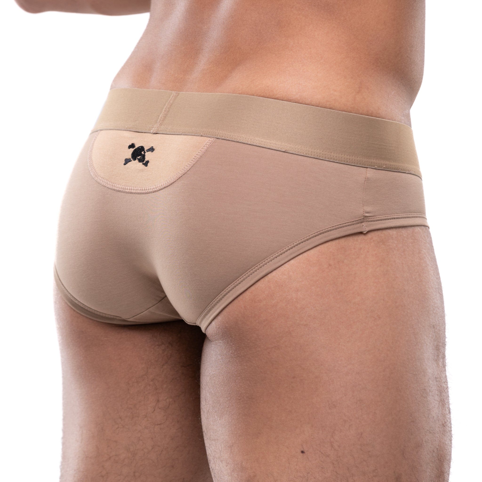 Just The Bones Brief Tan - Comfortable & Stylish Men's Underwear for Everyday Wear, Gym & Outdoor Activities